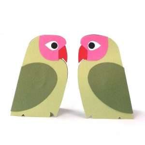 Adele Pound Mini Lovebirds Green