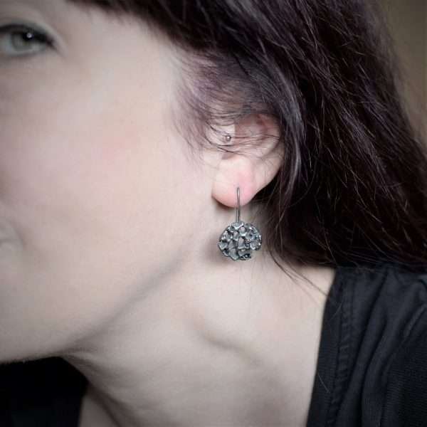 Mycology small drop earrings by Abbie Dixon