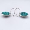 Turquoise Enamel Earrings - Image 3