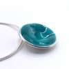 Turquoise Enamel Pendant - Image 2