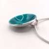 Turquoise Enamel Pendant - Image 3