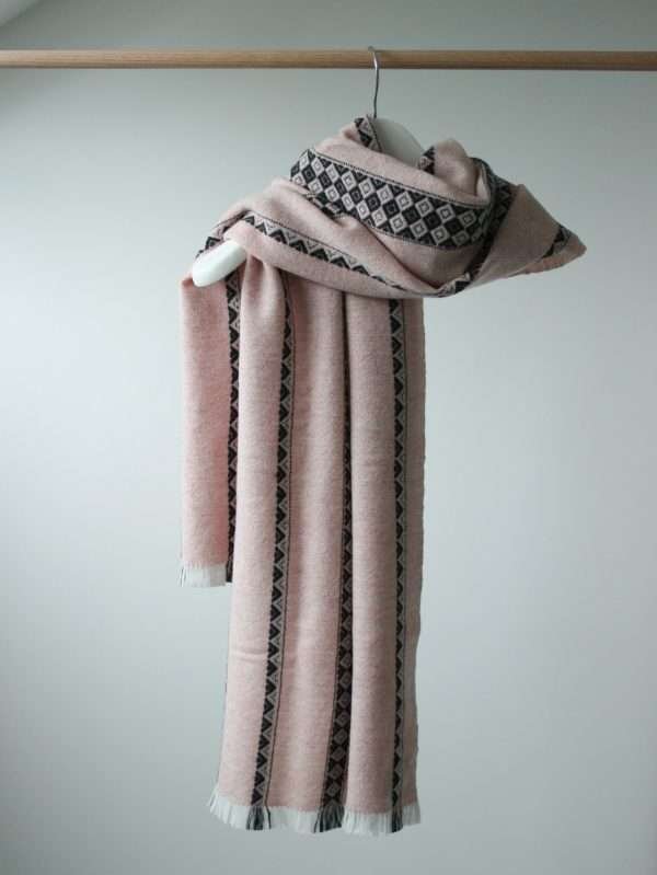 Lunula Wrap Wool Scarf by Nicola Gates
