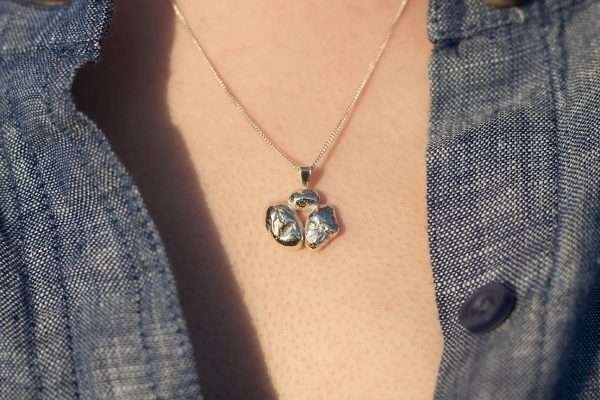 Rocky Hill Silver Necklace by Claire Mooney