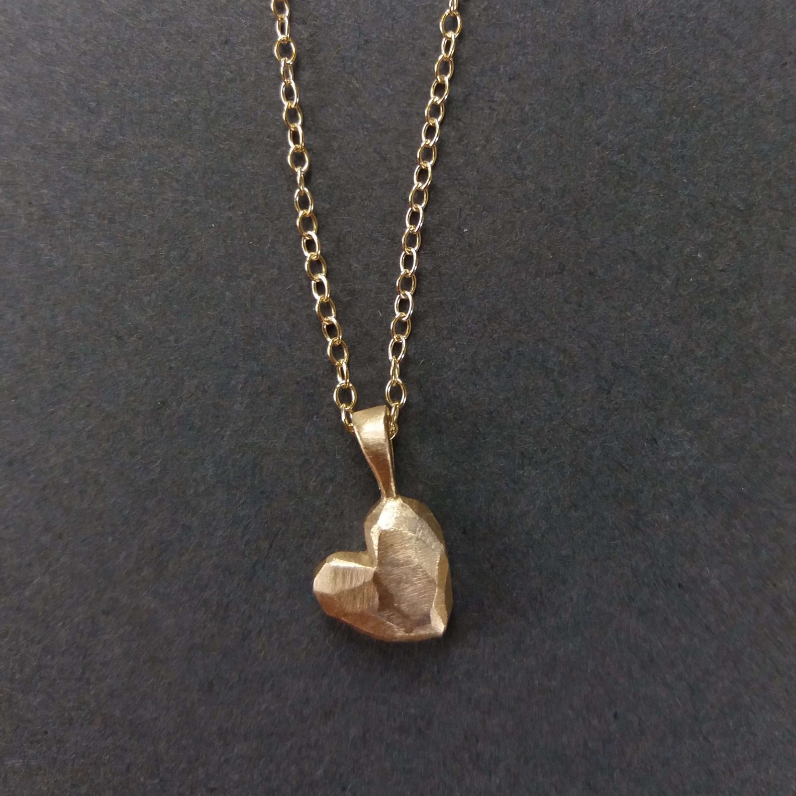 Gold Heart Necklace – Craft NI