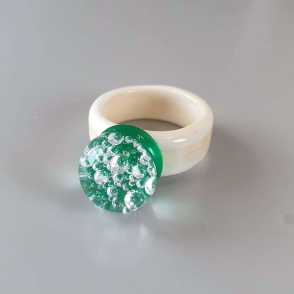 Glass Bubble Ring