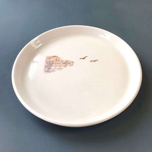 Porcelain Plate Stormont Map