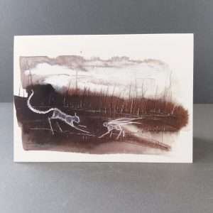 Fox and hare card