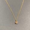 Gold Solitaire Pendant - Image 3
