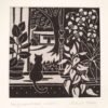 Neighbourhood Watch Linocut Picture