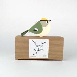 Paper Goldcrest Bird Decoration