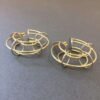 Omni-Directional Yellow Gold Earrings - Image 2