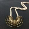 Omni-Directional Gold Pearl Necklace - Image 3
