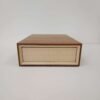 Wooden box with drawer