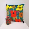 Summer meadow pattern cushion and nightlight
