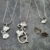 Single Flax Flower Necklace - Image 4