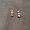 Rocky Hill Silver Stud Earrings - Image 3