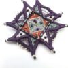 Purple Embroidered Brooch - Image 4
