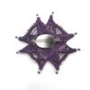 Purple Embroidered Brooch - Image 2
