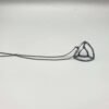 'Constructed' Open Form Oxidised Silver Necklace - Image 3