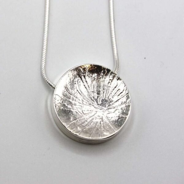 Reflection Medium Silver Pendant