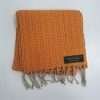 Donegal Tweed Scarf in Orange - Image 2