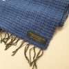 Donegal Tweed Scarf in Blue - Image 2