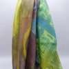 Silk Scarf in Green/Yellow/Blue - Image 4