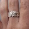 Element Wide Silver Ring - Image 2
