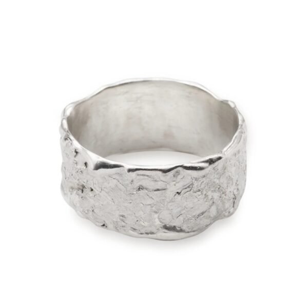 Element Wide Silver Ring