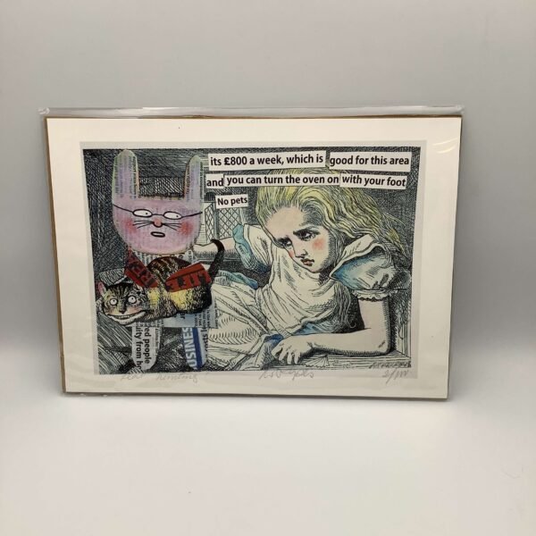 A4 Mr Papers Flat Hunting Print