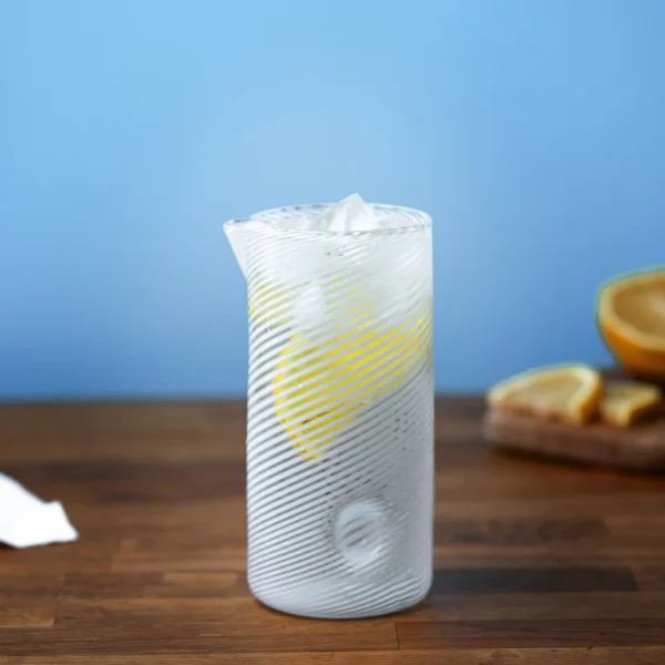 Glass Filigrana  Pouring Cylinder