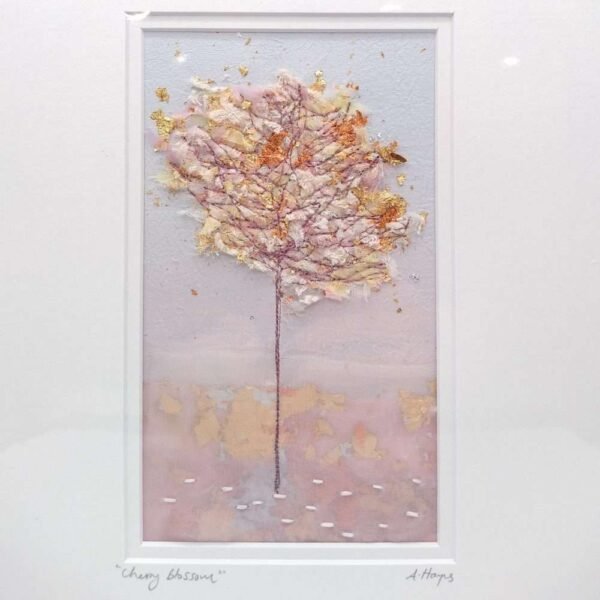 Cherry Blossom Small Mounted Picture