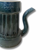 Salt Glazed Green Ribbed Teapot - Image 2