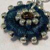 Necklace Embroidered teal - Image 2