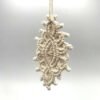 Macramé Bauble Golden Snowflake - Image 2
