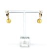Orange and Gold Holbein Globe Earrings - Image 2