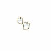 Gold Form Stud Earring - Image 2