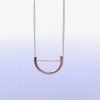 Silver Curve Pendant - Image 2