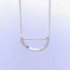 Silver Curve Pendant - Image 3