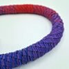Blue and Red Paper Necklace - Image 2