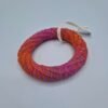 Pink and Orange Paper Bracelet - Image 2