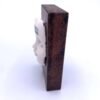 Sculptural Face with Blue Barcode Detail - Image 5