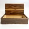 Walnut with Rosewood Flip- Lid Wooden Box - Image 5