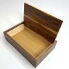 Walnut with Rosewood Flip- Lid Wooden Box - Image 4