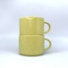 Matt Yellow Speckled Mug - Image 4
