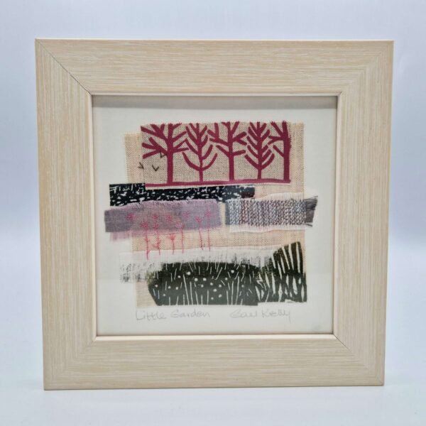 'Little Garden' Embroidered Picture