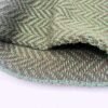 Herringbone Pattern Neckwarmer green - Image 2