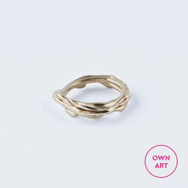 Flow Ring Gold size L+ 1/2