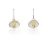 Gold Leaf Drop Earrings - Image 2