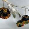 'Joy' felted Shibori bauble - Image 3